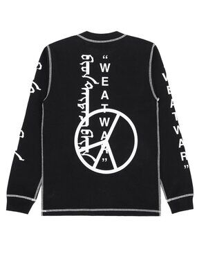 NWT United Standard x Off-White Virgil Abloh 100% Cotton Long Sleeve T-shirt